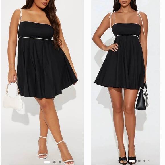 NWT Fashion Nova Sweet Memories Babydoll Mini Dress - Picture 1 of 4